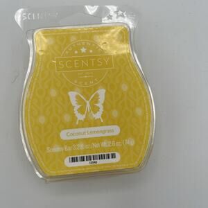 SCENTSY Bar Coconut Lemongrass Wax Warmer Melt 3.2 fl oz 8 Cube Fragrance Pack